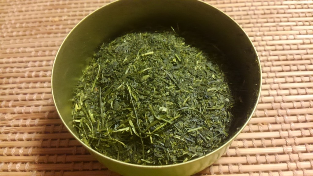 掛川茶の茶葉