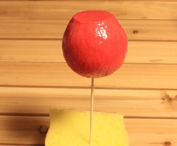 りんご飴スクイーズの作り方